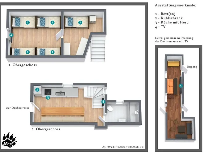 Numero1-pension Und Cafe ゲストハウス リューベラント